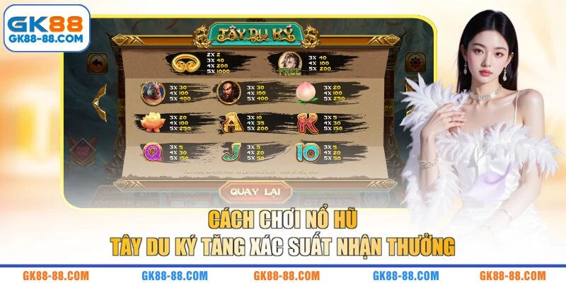 Cách chơi nổ hũ Tây Du Ký tăng xác suất nhận thưởng