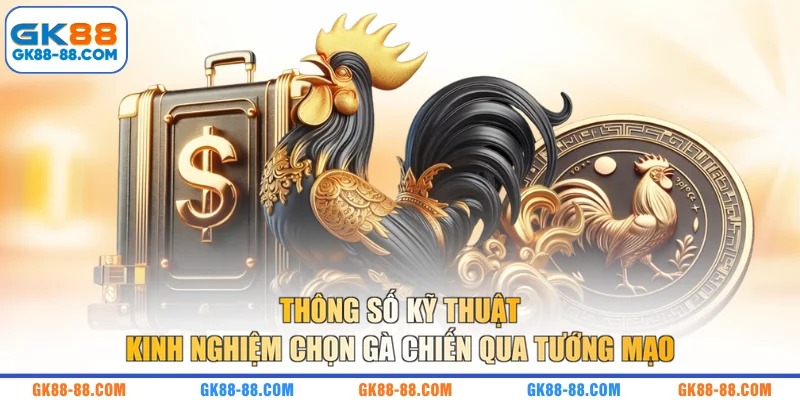 Thông số kỹ thuật kinh nghiệm chọn gà chiến qua tướng mạo