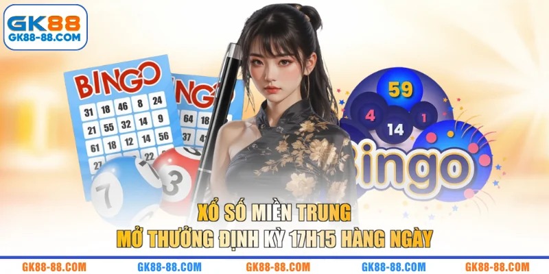 Xổ số miền Trung mở thưởng định kỳ 17h15 hàng ngày